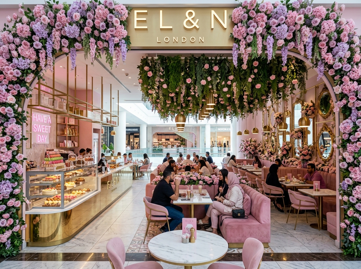 EL&N City Centre Al Zahia floral archway