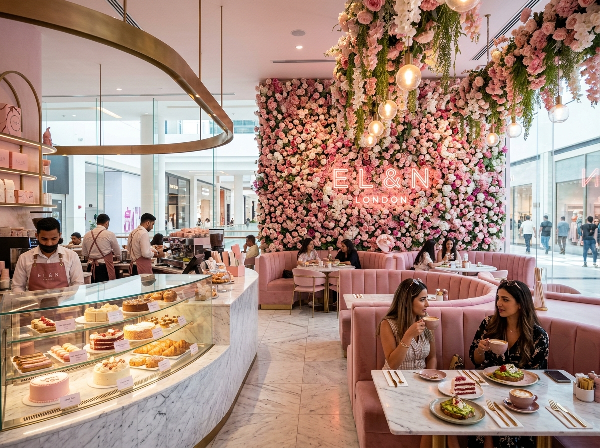 EL&N Dubai Hills Mall interior